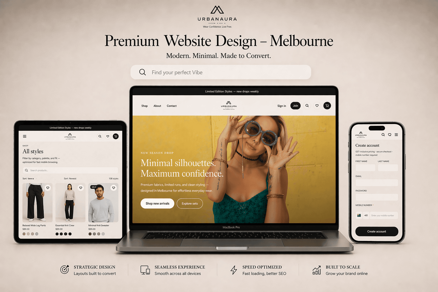 Urban Aura website